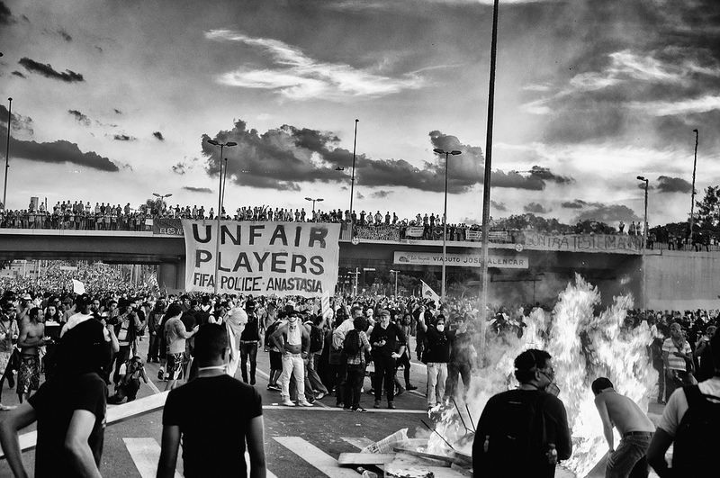 Proteste während des Confed Cups Juni 2013 (by Fernando H. C. Oliveira on flickr.com)
